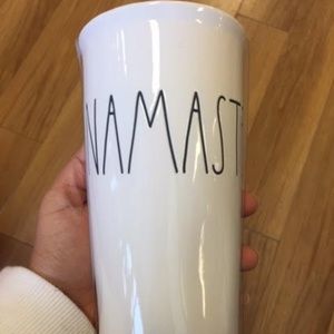Rae Dunn NAMASTE Travel Coffee Tea Mug